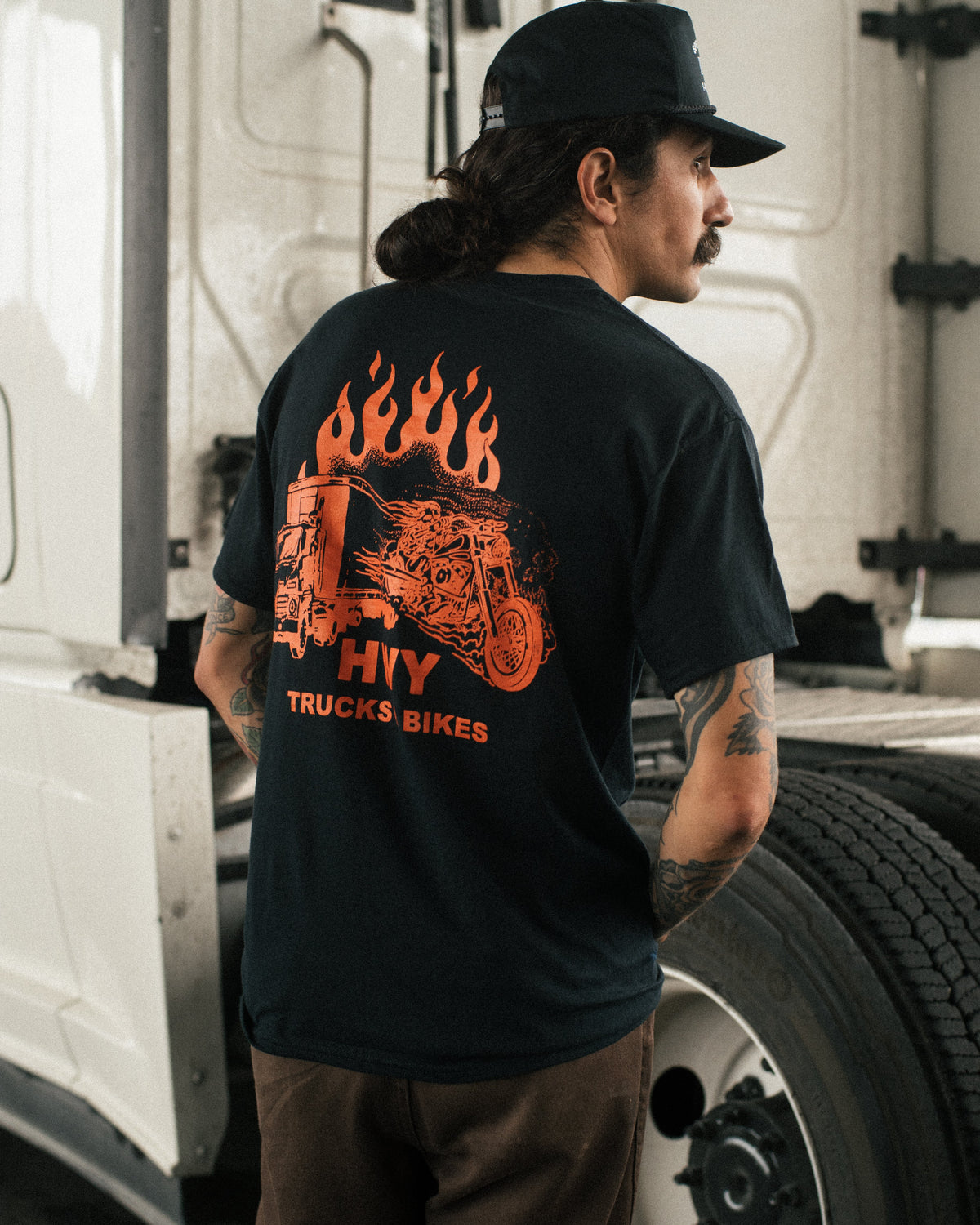 TRUCKS &amp; BIKES T-SHIRT
